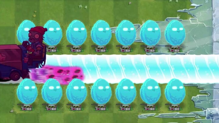 PvZ 2 Challenge - 200 Plants Level 1 vs. Level 20 Zomboni Zombies - Who will win?