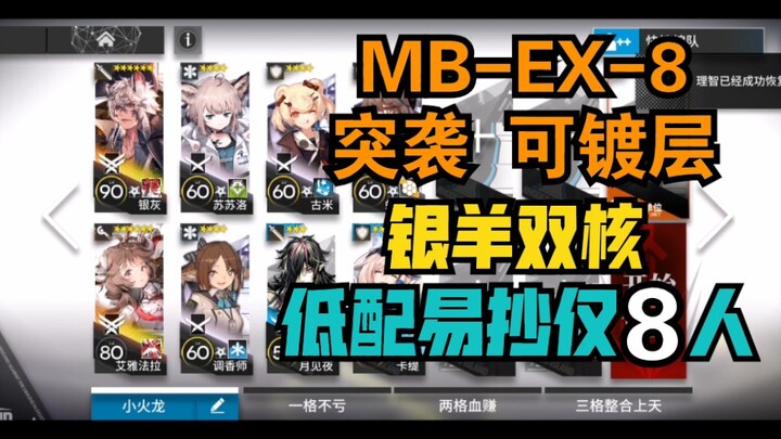 [MB-EX-8 Raid] Silver Sheep Dual-Core: Simple, Easy to Farm, Coatable, Low-End Guide for Casual Play