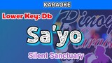 Sa'yo by Silent Sanctuary (Karaoke : Lower Key : Db)