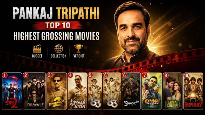Pankaj Tripathi's Top 10 Highest Grossing Movies 2026