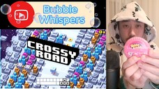 ASMR EATING HUBBA BUBBLE GUM + CROSSY ROAD