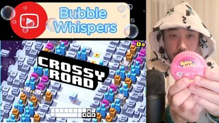 ASMR EATING HUBBA BUBBLE GUM + CROSSY ROAD