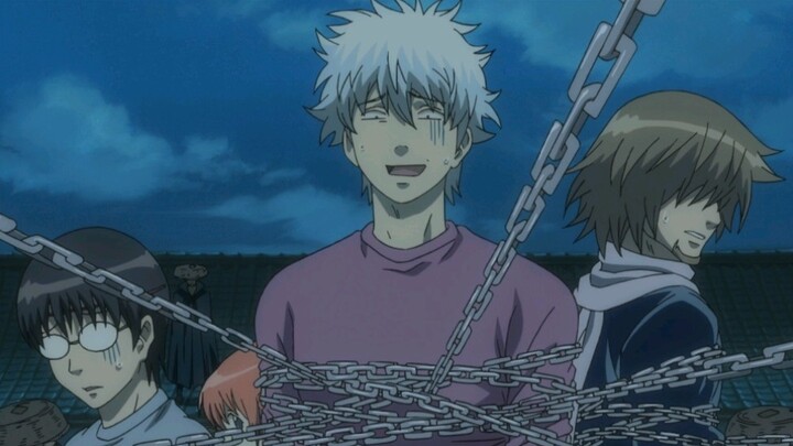 As expected of Gintoki, he was showing off one second and then gave up the next second