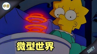 Lisa created a miniature world and became its queen. (The Simpsons)