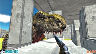 Exterminate All Carnivore Dinosaurs in Fortress of Horror. Animal Revolt Battle Simulator