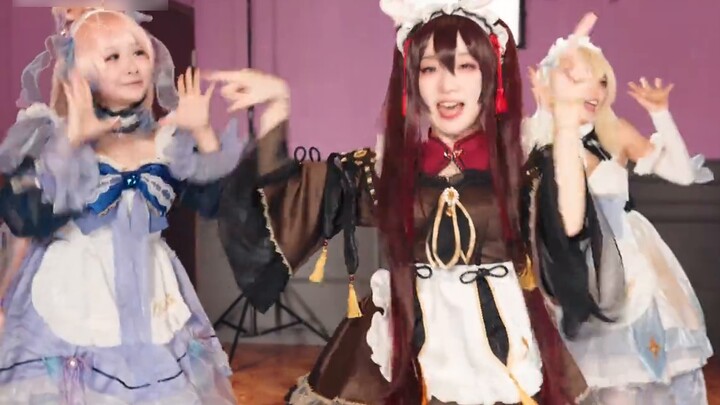 Teyvat Cafe is open! [Mobius] come and claim the little maid💕Because she is too cute, she was punish