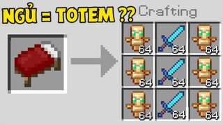 THỬ THÁCH SINH TỒN VÀ KHI NGỦ SẼ NHẬN ĐƯỢC VẬT PHẨM CỰC VIP TRONG MINECRAFT !! *NGỦ = ĐỒ CỰC VIP*