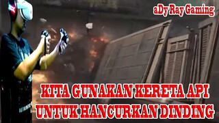 Kita Gunakan Kereta Api Untuk Hancurkan Dinding