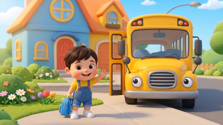 Leo First Day at School 🏫🎒| Fun School Song for Kids