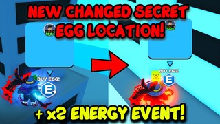 New CHANGES on SECRET EGG LOCATION + x2 ENERGY EVENT! | Anime Punching Simulator Roblox!