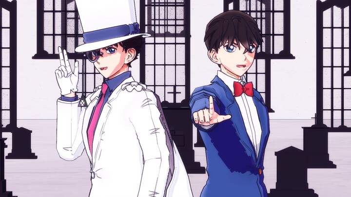 [ Thám Tử Lừng Danh Conan /MMD/HaToon] Sốc quá! Màu sắc nào đó khiến Shinichi và Kidd nhảy như thế n
