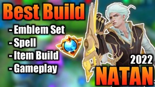 NATAN BEST BUILD 2022 | TOP 1 GLOBAL NATAN BUILD | NATAN - MOBILE LEGENDS | MLBB