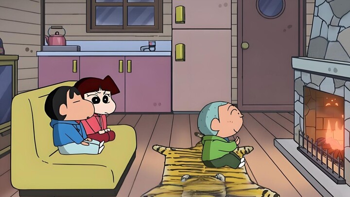 Shin-chan was in trouble on the snowy mountain! Does it bring a little coolness in the hot summer?