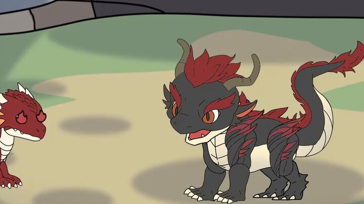 Super Dragon 8: After reincarnation as a dragon, you choose to be a dog for your sister in order to 