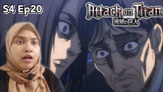 EREN MANIPULATES GRISHA ??! | Attack On Titan Season 4 Episode 20 REACTION INDONESIA