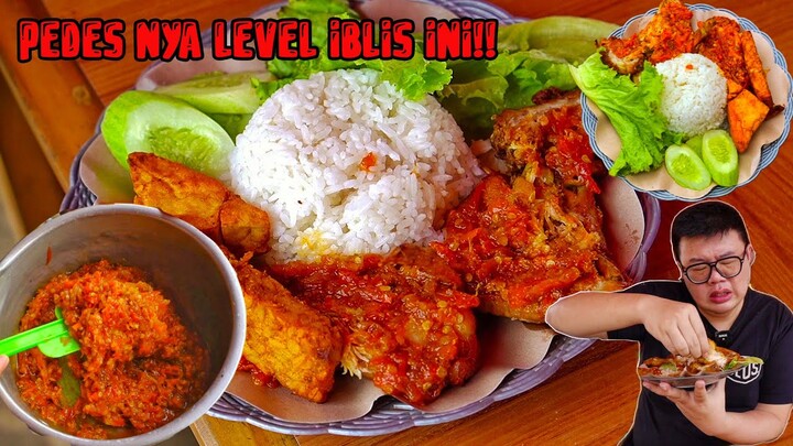 GA KUAT PEDESNYA... AYAM GEPREK PALING PEDAS YG PERNAH GW MAKAN!!!