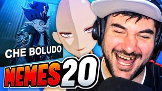 REACCIONANDO a los MEJORES MEMES de GENSHIN IMPACT #20