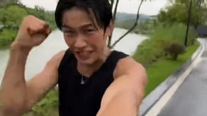 Cheering for the Olympics in a runner’s unique, romantic way