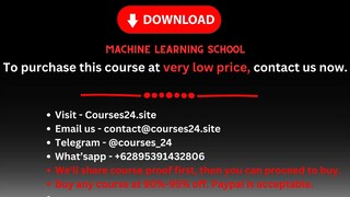 Machine Learning School