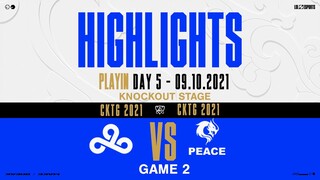 Highlights PCE vs C9 [Ngày 5][Vòng Khởi Động - Loại Trực Tiếp][CKTG 2021][09.10.2021][GAME 2]