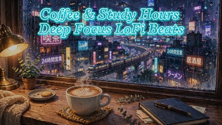 Coffee & Study Hours ☕ Deep Focus LoFi Beats [Study  Coding  Work] - LoFi Moods
