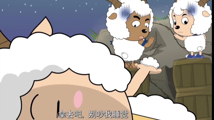 You must have never seen such a cute lazy sheep