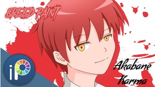 Speed Paint - Akabane Karma - Ansatsu Kiyoshitsu | IbisPaint X