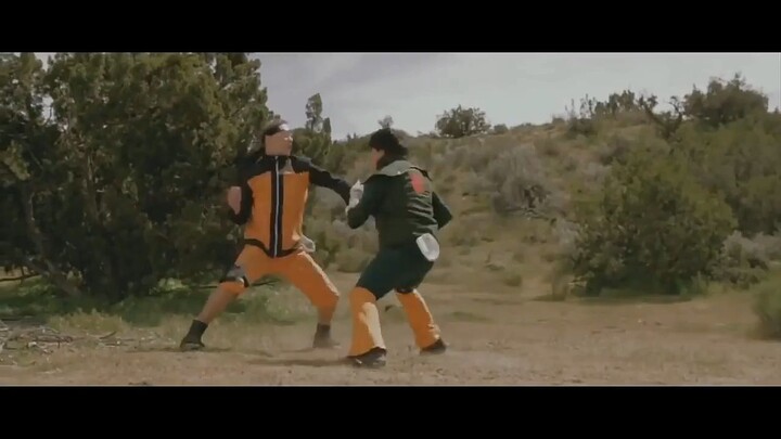 NARUTO LIVE ACTION FULL FIGHT Naruto vs Rock lee