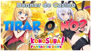 Konosuba Fantastic Days Global / ¿TIRAR O NO? CASINO PARTE 2 / IRIS CONEJITA Y CHRIS CONEJITA