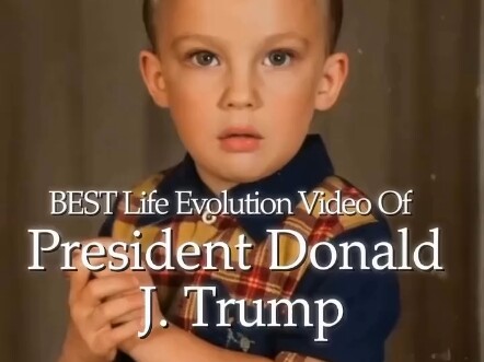 Yang diunggah Trump sendiri 😂