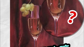 [Oil Painting] It’s not that difficult to make a glass, take the secret!