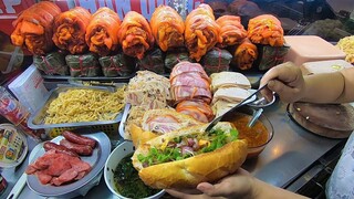 Ổ bánh mì 30k Thịt nguội Giò Chả Xíu mại hơn 20 năm chỉ bán về đêm ở đường phố Sài Gòn