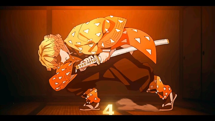 Demon Slayer Infinity Castle . Zenesu Action Time 🔥☠️