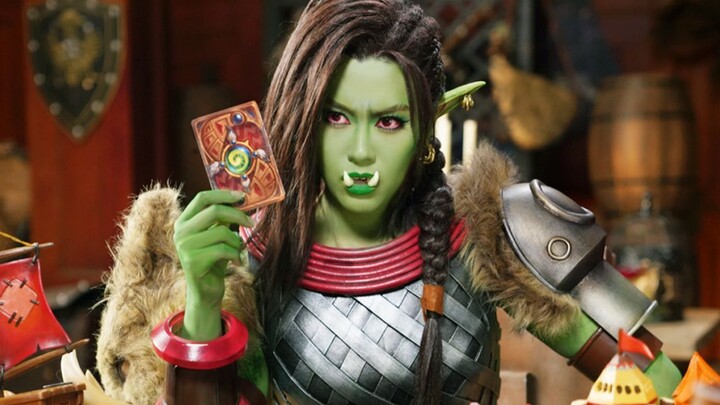[Real Hearthstone] The orc girl invites you to a battle!