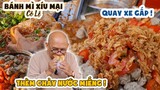 Color Man phải "QUAY XE" gấp khi thấy sạp BÁNH MÌ XÍU MẠI cô Lệ QUÁ TRỜI QUÁ ĐẤT hấp dẫn !