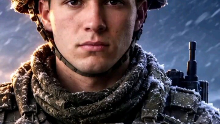 "18 Years Old. His First Night as a Soldier."