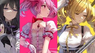 "ไม่ว่าจะเกิดใหม่กี่ครั้ง ฉันก็จะช่วยชีวิตเธอไว้แน่นอน" "Madoka Magica x Homura Akemi-YOASOBI"