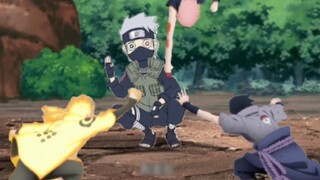 Naruto, Sasuke, and Sakura grab the bell again