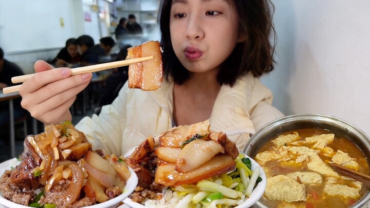 Cơm chiên trứng tự chọn 13 tệ ở Quảng Đức! Không có chỗ ngồi thì đứng ăn cũng phải ăn!