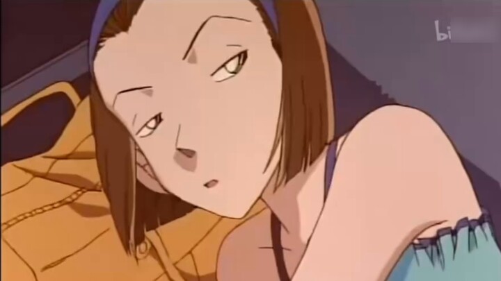[Mauri Ran][Suzuki Sonoko] Ran kicks the car window to save Sonoko