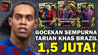 AKU DAPATKAN RONALDINHO 102 + SENTUHAN GANDA SPESIAL, INIESTA GELANDANG TERBAIK & BELLETI BEK CEPAT!