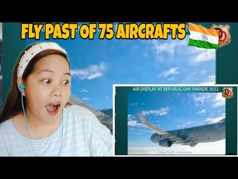 Fly-Past of 75 Aircrafts of the Indian Air Force at Republic Day Parade 2022 | Filipino Reaction