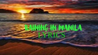 RAINING IN MANILA   [  LYRICS  ]