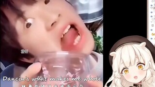 [Dimasak] Loli lucu Jepang menonton "Seamless Connection" dan mencoba menirunya