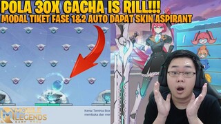 CUMA MODAL 27 TIKET ASPIRANT FASE 1 & 2 LANGSUNG DAPAT SKIN LAYLA MISS HIKARI! MOBILE LEGENDS