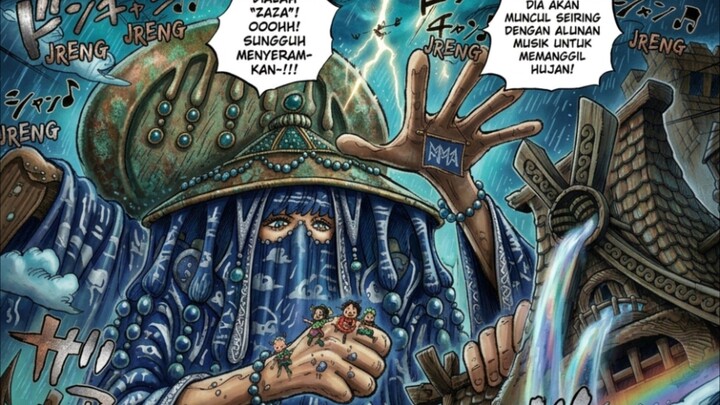 Misteri DEWA HUJAN ZAZA di Elbaph! Apakah Pemilik Kekuatan God-Type Selain Luffy? (One Piece 1182)