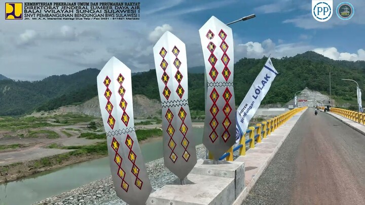 UPDATE PROGRES BENDUNGAN LOLAK JUNI 2022