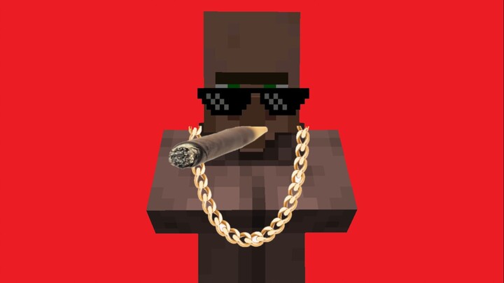 Killed by villagers at 58 seconds in.