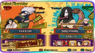KAKASHI VS OROCHIMARU - NARUTO ULTIMATE NINJA 5 ANDROID GAMEPLAY