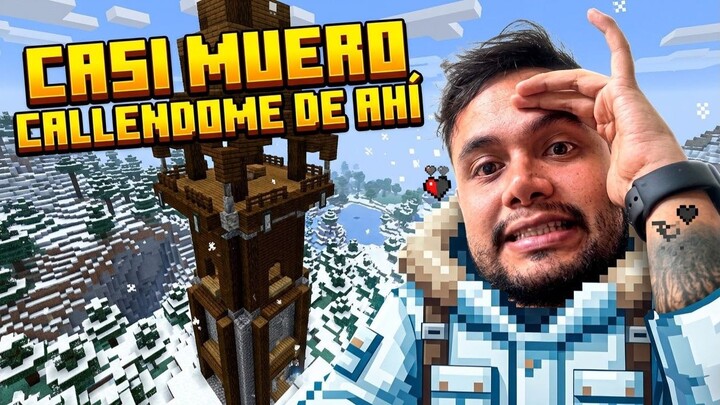Construyo un CASTILLO GIGANTE pero cometo un ERROR FATAL Minecraft Horizons